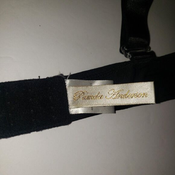 Pamela Anderson Bra Womens 38C Black Underwire T-Shirt Adjustable Straps - Picture 4 of 7